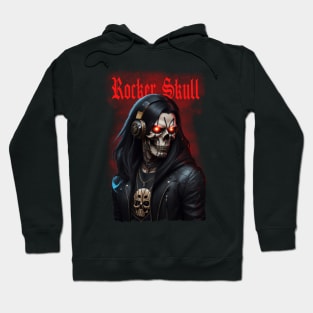 Rocker Skull Hoodie